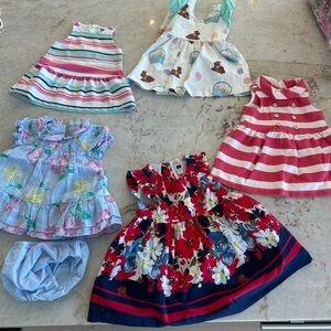 Janie and Jack Red Floral Baby Dress